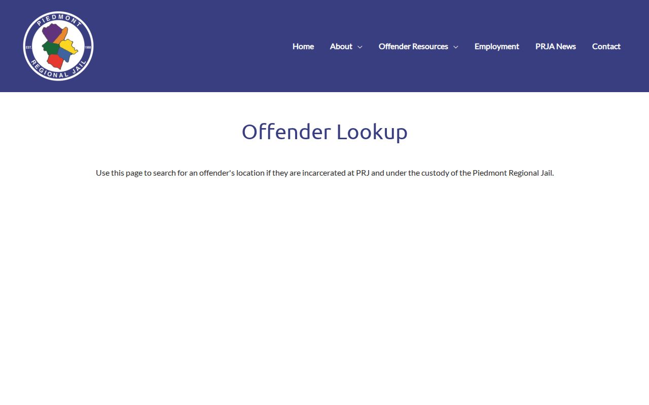Amelia County PRJ current-custody roster search for booking records